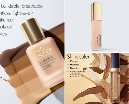Estée Lauder Makeup Worth the Hype cover photo collage