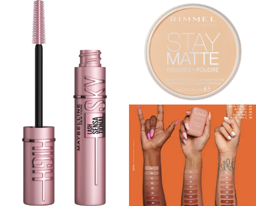 everyday makeup favs for normal to combo skin🤍 cover photo collage