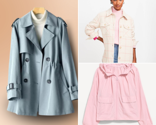 Spring jackets 2026 cover photo collage