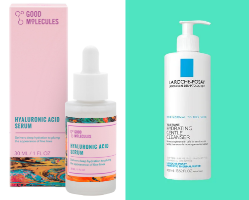 My Go to skincare Products cover photo collage