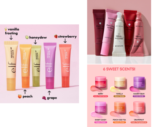 glazed lip essentials cover photo collage