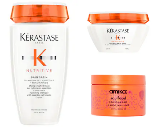 Hair products cover photo collage