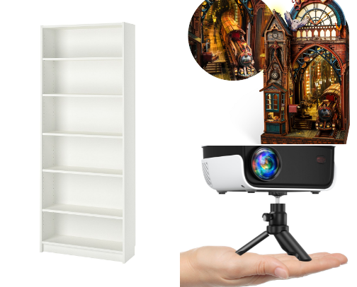 Girly Reading Room cover photo collage