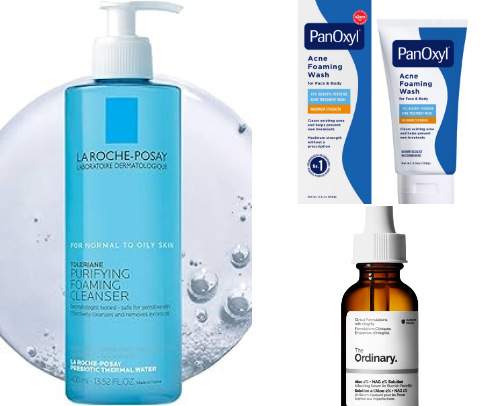 Skin care routine for mixed skin cover photo collage