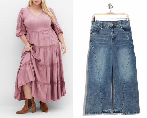 Plus size decent dresses for 40+ cover photo collage