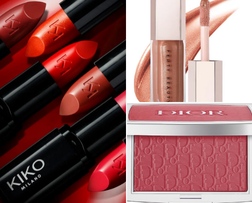 💄✨ Glam Goals & Beauty Essentials cover photo collage