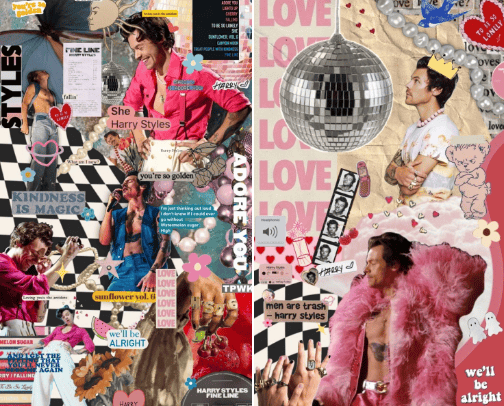 Harry styles Halloween costumes🎃👻 cover photo collage