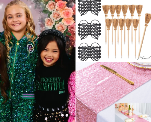 My daughter's Wicked Party cover photo collage