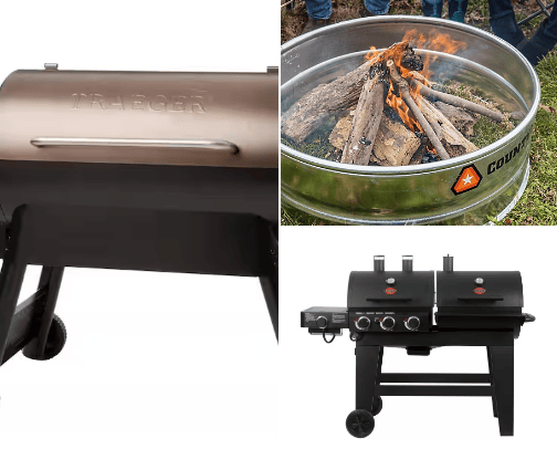 Outdoor Grilling and Chilling cover photo collage