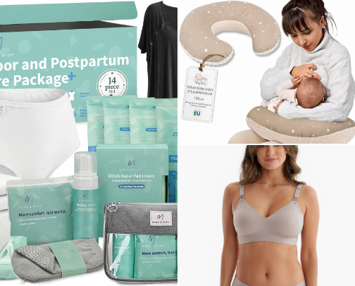 My Go-To Delivery & Postpartum Kit cover photo collage