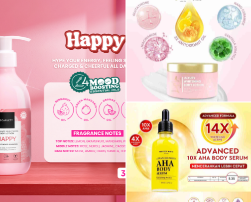 Bodycare and serum 🌻 cover photo collage