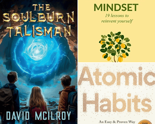 Amazing Books cover photo collage