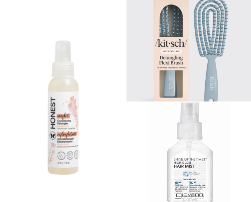 Hair care cover photo collage