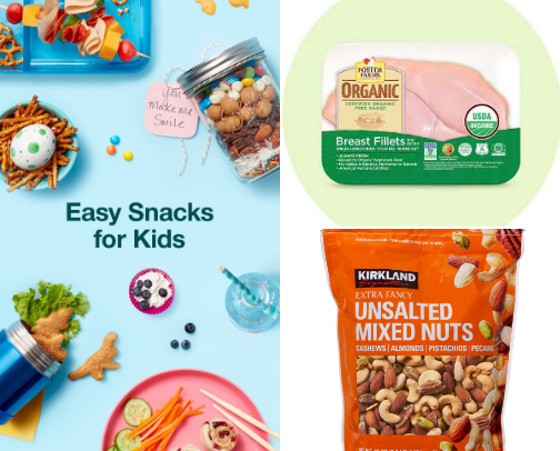 Kids and Family Snack cover photo collage