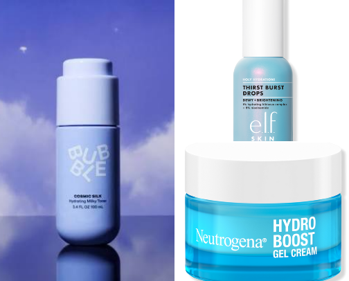 Everyday skincare favorites cover photo collage