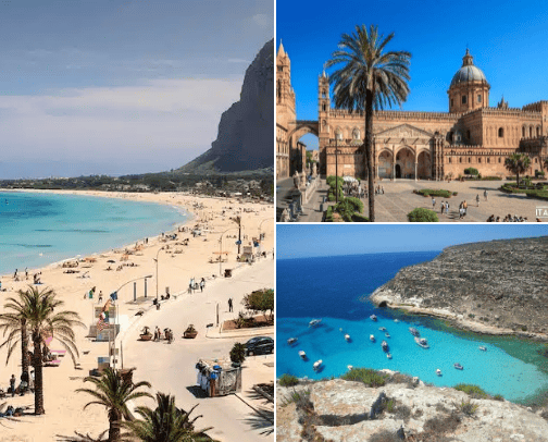 Sicily, Italia cover photo collage