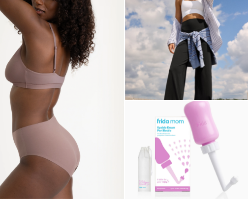 Postpartum survival favorites cover photo collage
