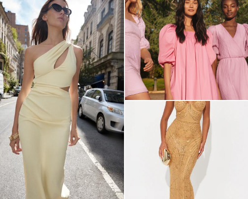 summer dresses 💗👗 cover photo collage