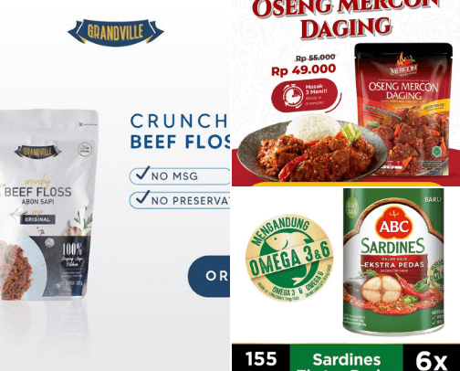 Makanan, Minuman, Cemilan cover photo collage
