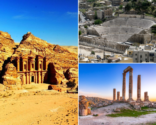 Places I want to revisit in Jordan cover photo collage