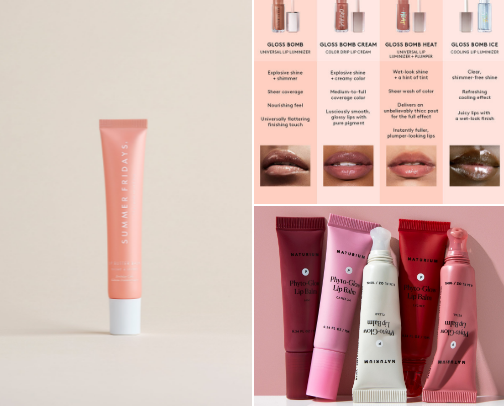 My Top Lip Products cover photo collage