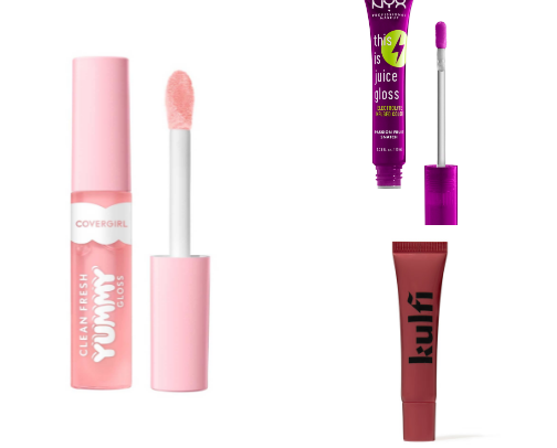 Favorite lip glosses cover photo collage