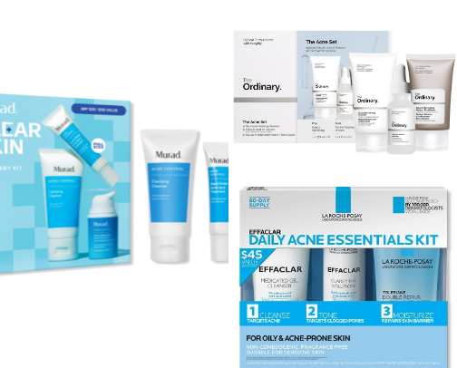 Complete Skincare Sets for 4 Common Skin Concerns cover photo collage