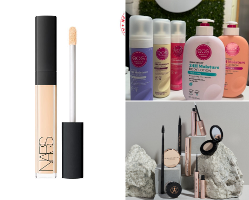 What you’ll find in my purse/makeup bag☺️ cover photo collage