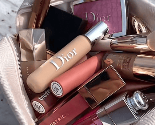 High-end makeup must haves cover photo collage