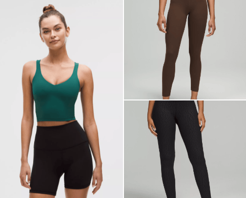 Lululemon MUST HAVES cover photo collage
