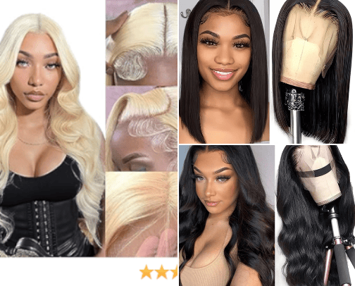 My favorite Amazon wigs cover photo collage