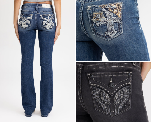 Best jeans that give 2000's cover photo collage