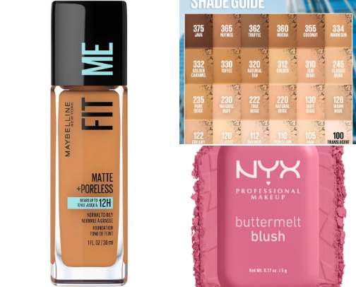 AMAZING BEAUTY ON A BUDGET MAKEUP cover photo collage