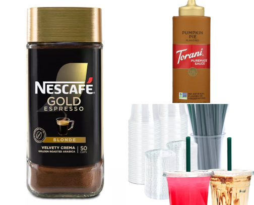 Shopping List: Iced Coffee Perfection cover photo collage