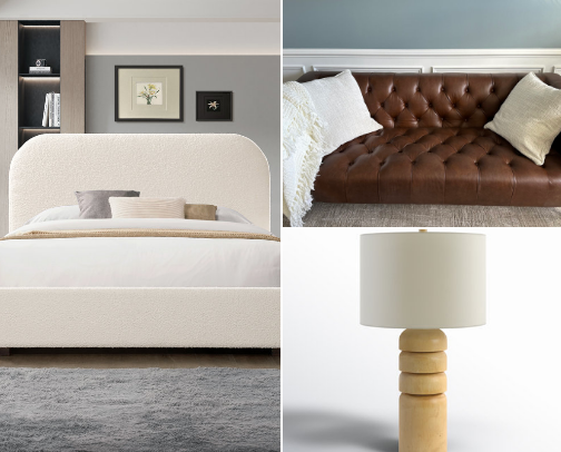 Home furniture collections cover photo collage