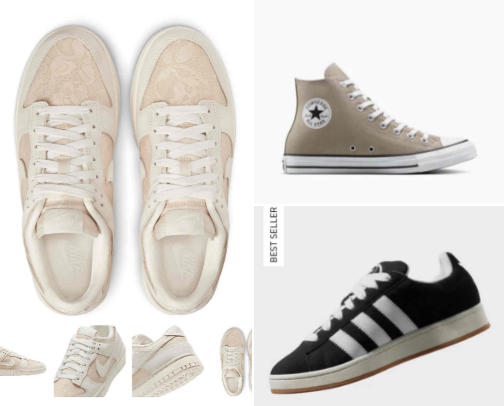 Teen Girl Shoe Guide 🎀 cover photo collage