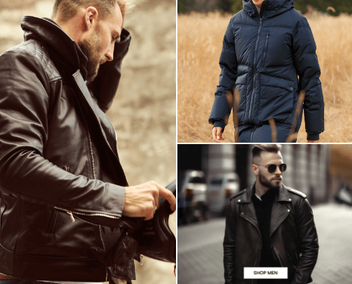 Jacket - Women&Men cover photo collage