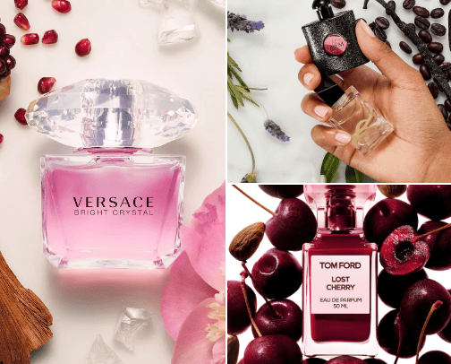 perfumes from the sephora website 🌸 cover photo collage