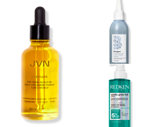 The Ulta Scalp Care Edit: 15 Cult Scalp Serums, Pre-Wash Oils & Scrubs for Healthier, Fuller-Looking Hair Everyone's Obsessed With cover photo collage