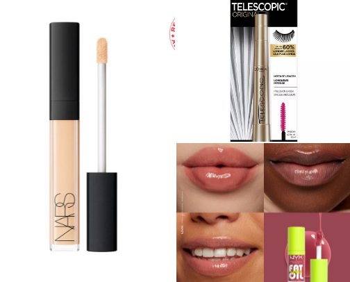 beauty products! cover photo collage