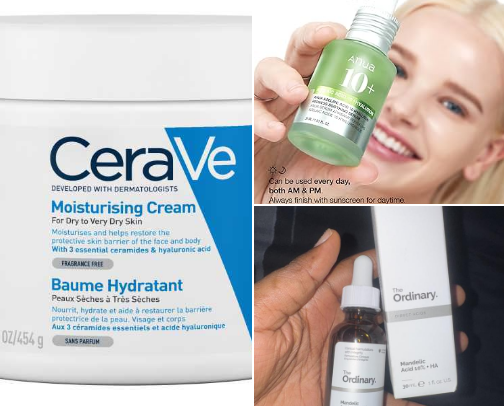My skincare recommendations I absolutely love cover photo collage