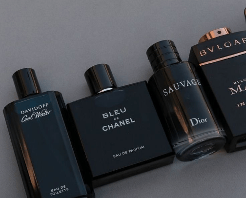 Unisex & unique parfume cover photo collage