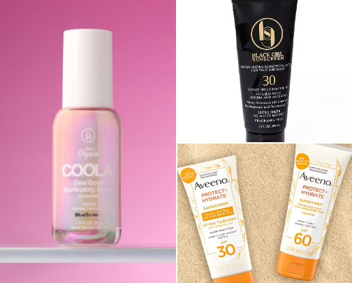 Sunscreen faves cover photo collage