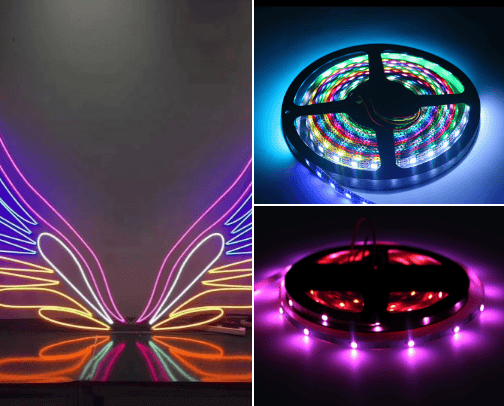 LED Light cover photo collage