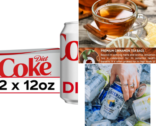 Top drinks each family must have. cover photo collage