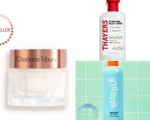 Skin care cover photo collage