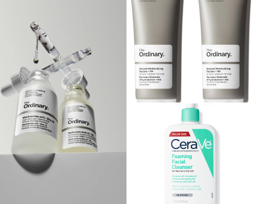 Skincare products that cleared my skin fast🧖🏻‍♀️ cover photo collage