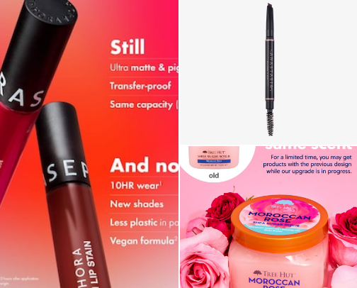 My favorite beauty recs cover photo collage