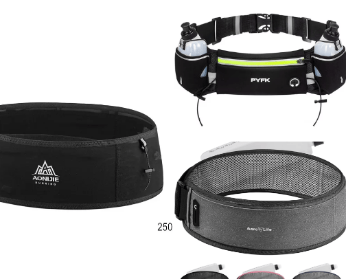 Running Gear Startup - Belt cover photo collage