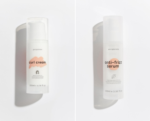 Curly hair care cover photo collage